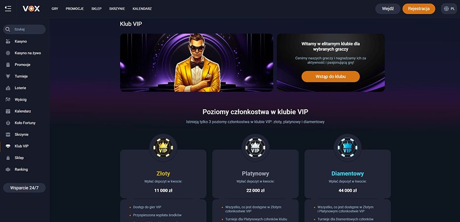 VOX Casino — przewodnik po ofercie, bonusach i bezpieczeństwie